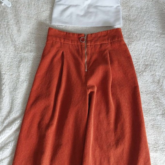 PRIMARK wide leg corduroy pants - Picture 2 of 4